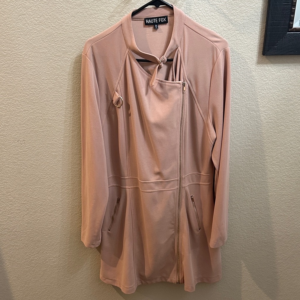Haute Fox Women's Long Sleeve Dress - Pink